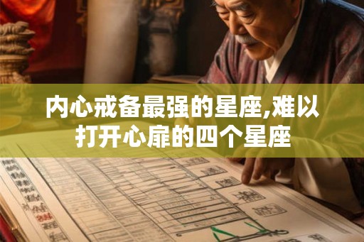 内心戒备最强的星座,难以打开心扉的四个星座 内心戒备最强的星座,难以打开心扉的四个星座