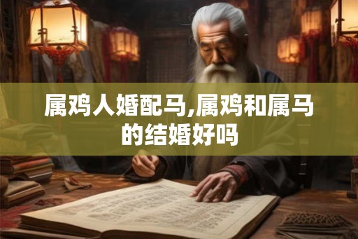 属鸡人婚配马,属鸡和属马的结婚好吗 属鸡人婚配马,属鸡和属马的结婚好吗