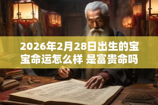 2026年2月28日出生的宝宝命运怎么样 是富贵命吗 2026年2月28日出生的宝宝命运怎么样 是富贵命吗