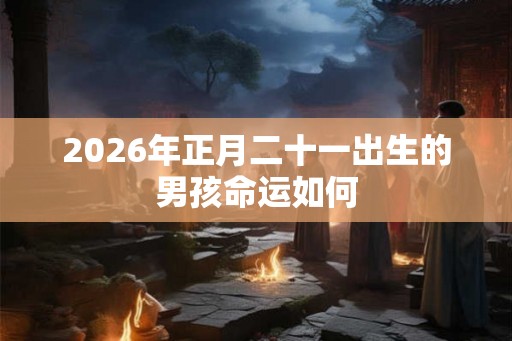 2026年正月二十一出生的男孩命运如何