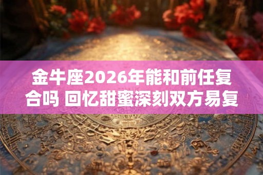 金牛座2026年能和前任复合吗 回忆甜蜜深刻双方易复合