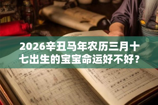 2026辛丑马年农历三月十七出生的宝宝命运好不好？