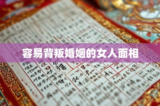 容易背叛婚姻的女人面相