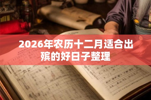 2026年农历十二月适合出殡的好日子整理
