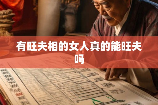 有旺夫相的女人真的能旺夫吗