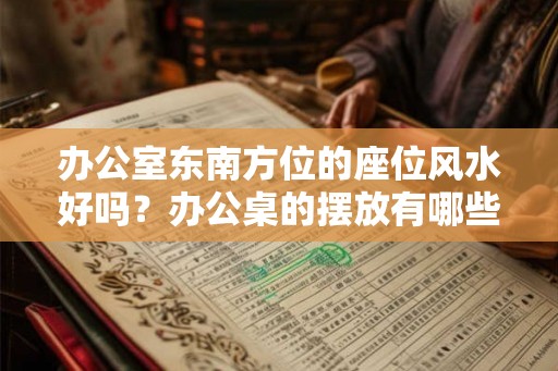办公室东南方位的座位风水好吗？办公桌的摆放有哪些摆放禁忌？
