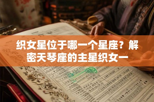 织女星位于哪一个星座?解密天琴座的主星织女一 织女星位于哪一个星座?解密天琴座的主星织女一