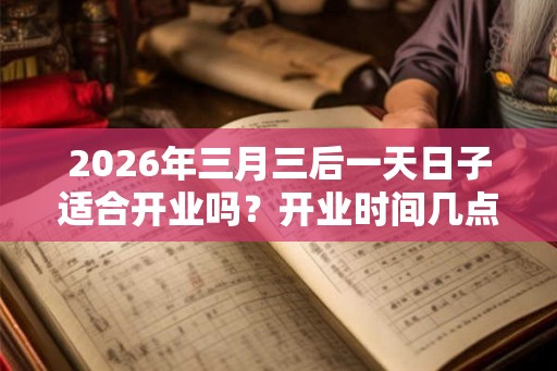 2026年三月三后一天日子适合开业吗?开业时间几点比较好? 2026年三月三后一天日子适合开业吗?开业时间几点比较好?
