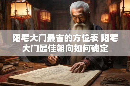 阳宅大门最吉的方位表 阳宅大门最佳朝向如何确定 阳宅大门最吉的方位表 阳宅大门最佳朝向如何确定