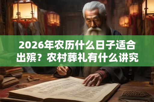 2026年农历什么日子适合出殡？农村葬礼有什么讲究？