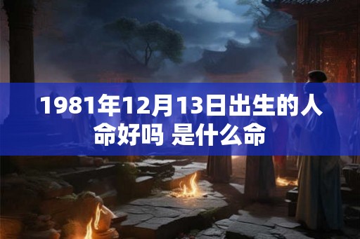 1981年12月13日出生的人命好吗 是什么命 1981年12月13日出生的人命好吗 是什么命