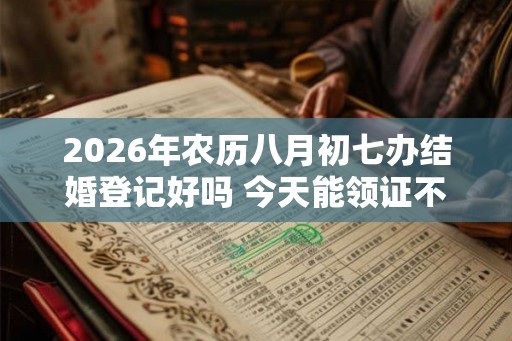 2026年农历八月初七办结婚登记好吗 今天能领证不