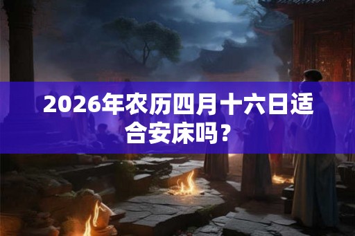 2026年农历四月十六日适合安床吗? 2026年农历四月十六日适合安床吗?