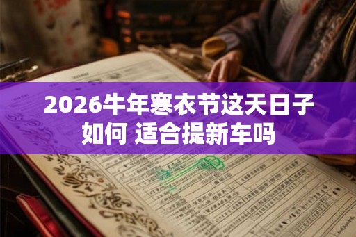 2026牛年寒衣节这天日子如何 适合提新车吗