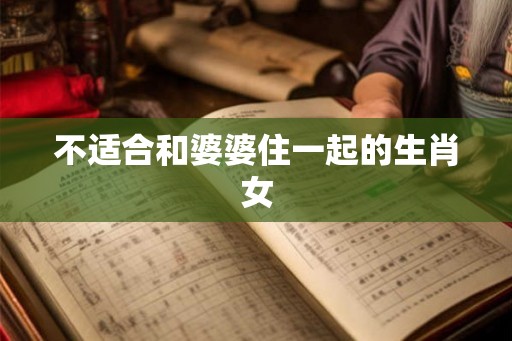 不适合和婆婆住一起的生肖女