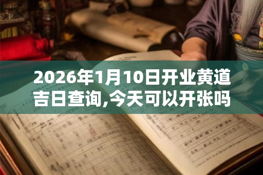 2026年1月10日开业黄道吉日查询,今天可以开张吗 2026年1月10日开业黄道吉日查询,今天可以开张吗