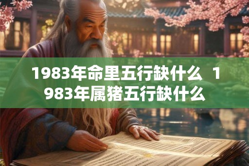 1983年命里五行缺什么  1983年属猪五行缺什么