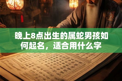 晚上8点出生的属蛇男孩如何起名,适合用什么字 晚上8点出生的属蛇男孩如何起名,适合用什么字