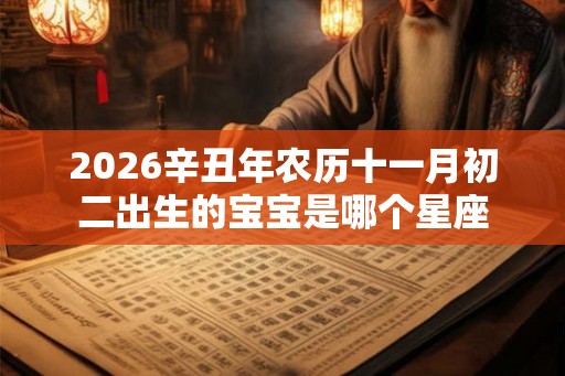 2026辛丑年农历十一月初二出生的宝宝是哪个星座