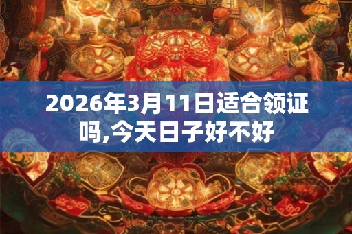 2026年3月11日适合领证吗,今天日子好不好 2026年3月11日适合领证吗,今天日子好不好