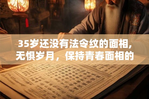 35岁还没有法令纹的面相,无惧岁月，保持青春面相的秘密