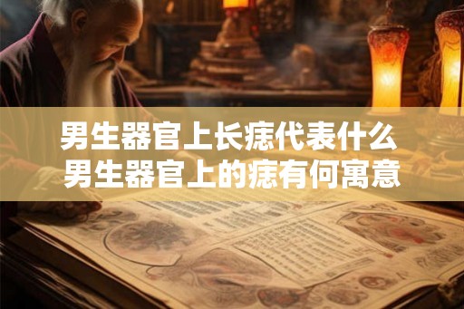 男生器官上长痣代表什么 男生器官上的痣有何寓意