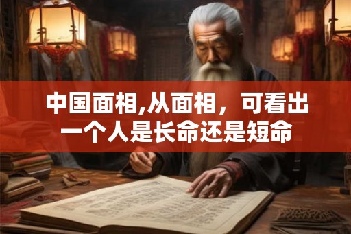 中国面相,从面相，可看出一个人是长命还是短命
