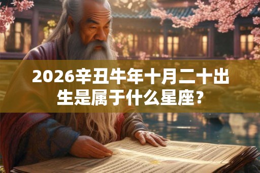 2026辛丑牛年十月二十出生是属于什么星座？