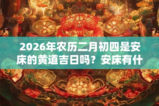 2026年农历二月初四是安床的黄道吉日吗？安床有什么讲究？