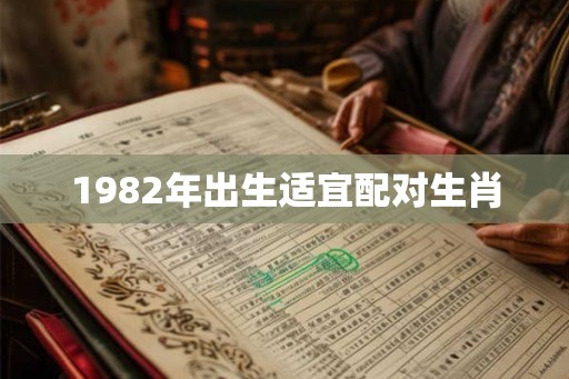 1982年出生适宜配对生肖