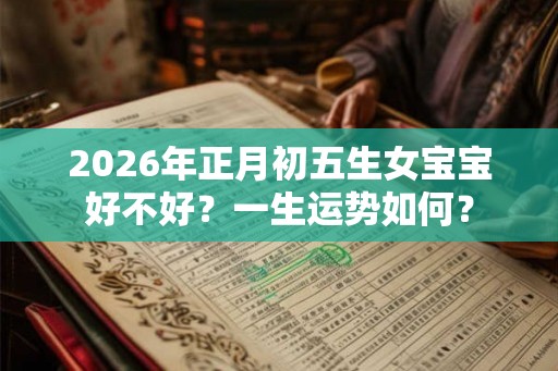2026年正月初五生女宝宝好不好？一生运势如何？