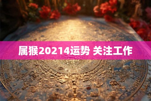 属猴20214运势 关注工作