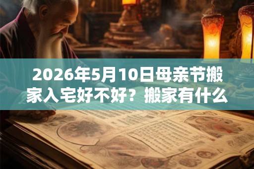 2026年5月10日母亲节搬家入宅好不好？搬家有什么禁忌？