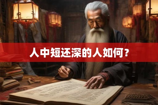 人中短还深的人如何？