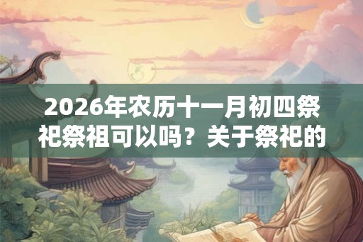 2026年农历十一月初四祭祀祭祖可以吗？关于祭祀的说法？