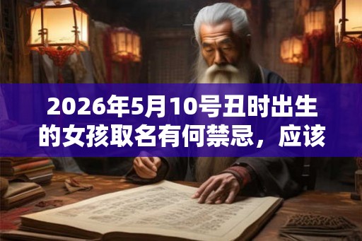 2026年5月10号丑时出生的女孩取名有何禁忌，应该如何取名？