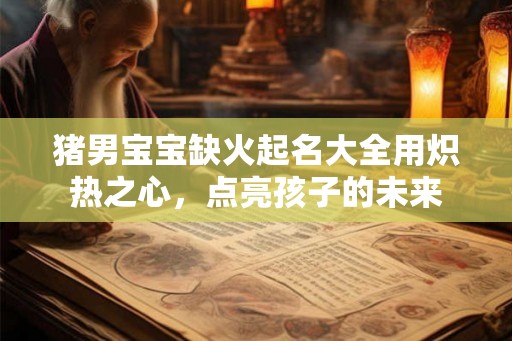 猪男宝宝缺火起名大全用炽热之心，点亮孩子的未来