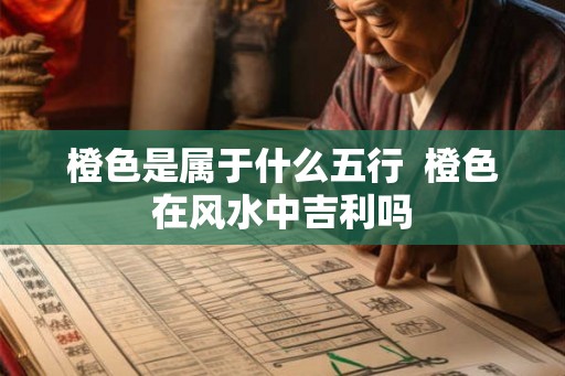 橙色是属于什么五行  橙色在风水中吉利吗