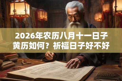 2026年农历八月十一日子黄历如何？祈福日子好不好？