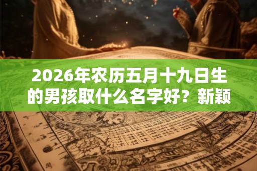 2026年农历五月十九日生的男孩取什么名字好？新颖独特的男宝宝名字