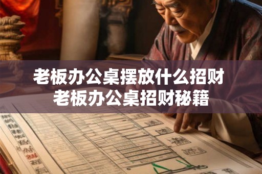 老板办公桌摆放什么招财 老板办公桌招财秘籍