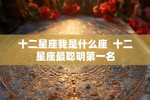 十二星座我是什么座  十二星座最聪明第一名
