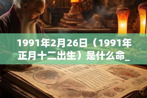 1991年2月26日（1991年正月十二出生）是什么命_命运如何