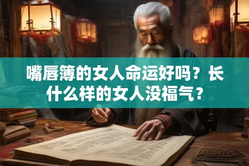嘴唇簿的女人命运好吗?长什么样的女人没福气? 嘴唇簿的女人命运好吗?长什么样的女人没福气?