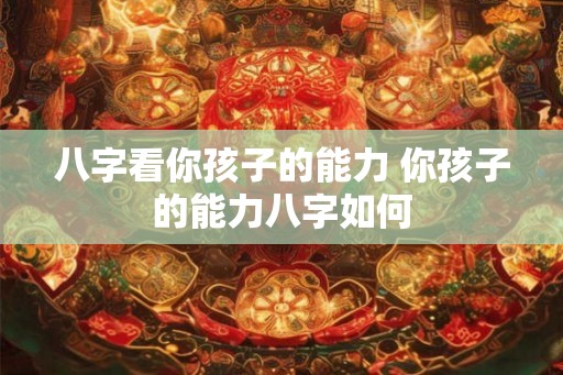 八字看你孩子的能力 你孩子的能力八字如何
