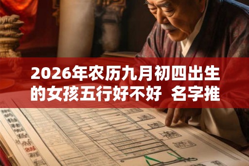 2026年农历九月初四出生的女孩五行好不好  名字推荐