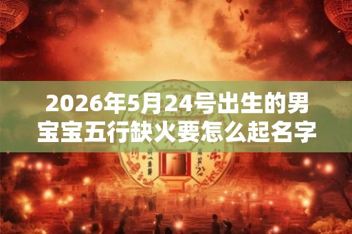2026年5月24号出生的男宝宝五行缺火要怎么起名字
