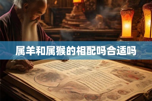 属羊和属猴的相配吗合适吗