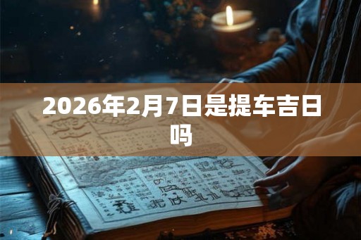 2026年2月7日是提车吉日吗