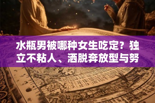 水瓶男被哪种女生吃定？独立不粘人、洒脱奔放型与努力向上型都有其吸引力！